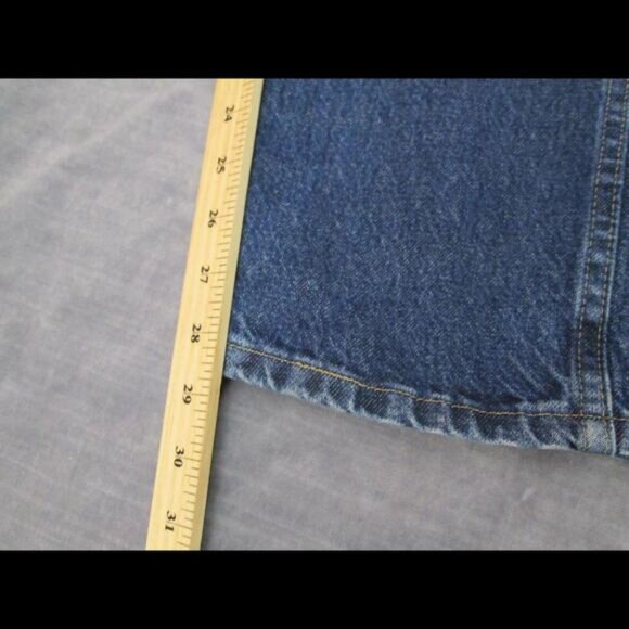 Wrangler Mens Sz 3030TF 2628.5 Jeans Medium Wash Blue Straight Leg 96501MR - Picture 6 of 9